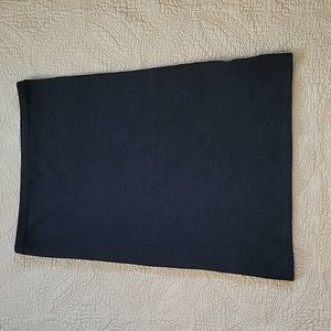 CAbi Knit Pencil Skirt Charcoal Grey Size M